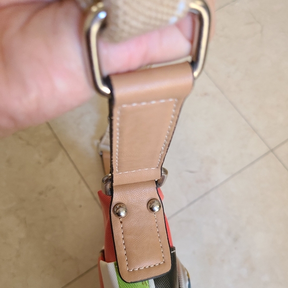 Giani Bernini multicolored striped adjustable bag - Picture 14 of 15